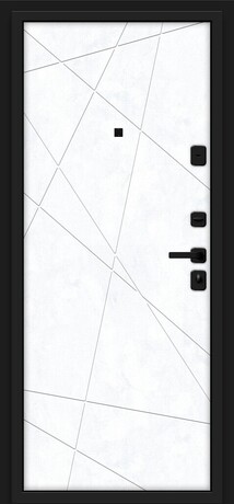 Дверь входная Porta M 15.15 Grey Art/Snow Art