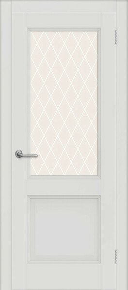 Дверь межкомнатная Классико-93 Nardo Grey White Crystal