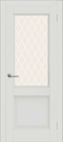 Дверь межкомнатная Классико-93 Nardo Grey White Crystal
