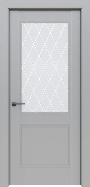 Дверь межкомнатная Классико-73 Nardo Grey White Crystal