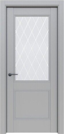Дверь межкомнатная Классико-73 Nardo Grey White Crystal