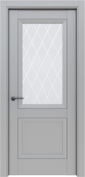 Дверь межкомнатная Классико-83 Nardo Grey White Crystal