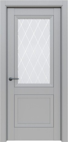 Дверь межкомнатная Классико-83 Nardo Grey White Crystal