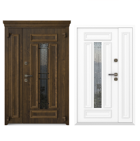 Дверь входная полуторная AG6003 P-SU