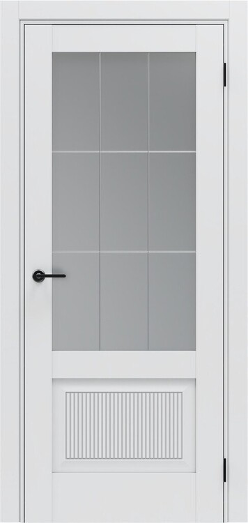 Дверь межкомнатная Неоклассико-6 Shellac White Milling White II