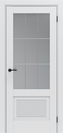 Дверь межкомнатная Неоклассико-6 Shellac White Milling White II