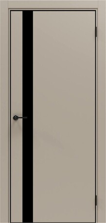 Дверь межкомнатная Порта-51 4AB Keramik Beige Black Star (Eximer)