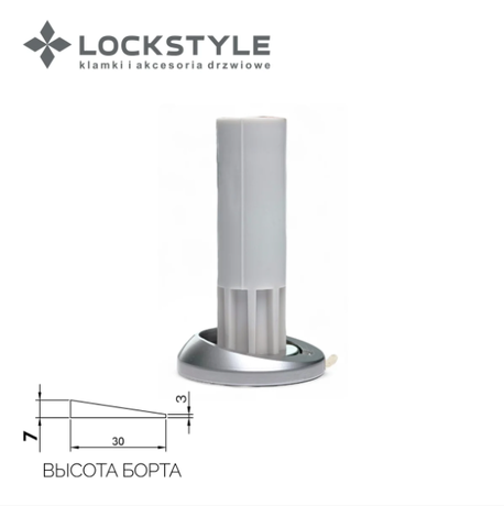 Дверной ограничитель магнитный, скрытый LOCKSTYLE модель STOPPINO